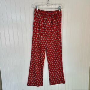 VINEYARD VINES Boy's Red Woody & Tree Lounge Pant Large